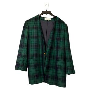 Jones New York Plaid Blazers